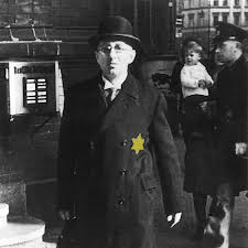 man with colorized star